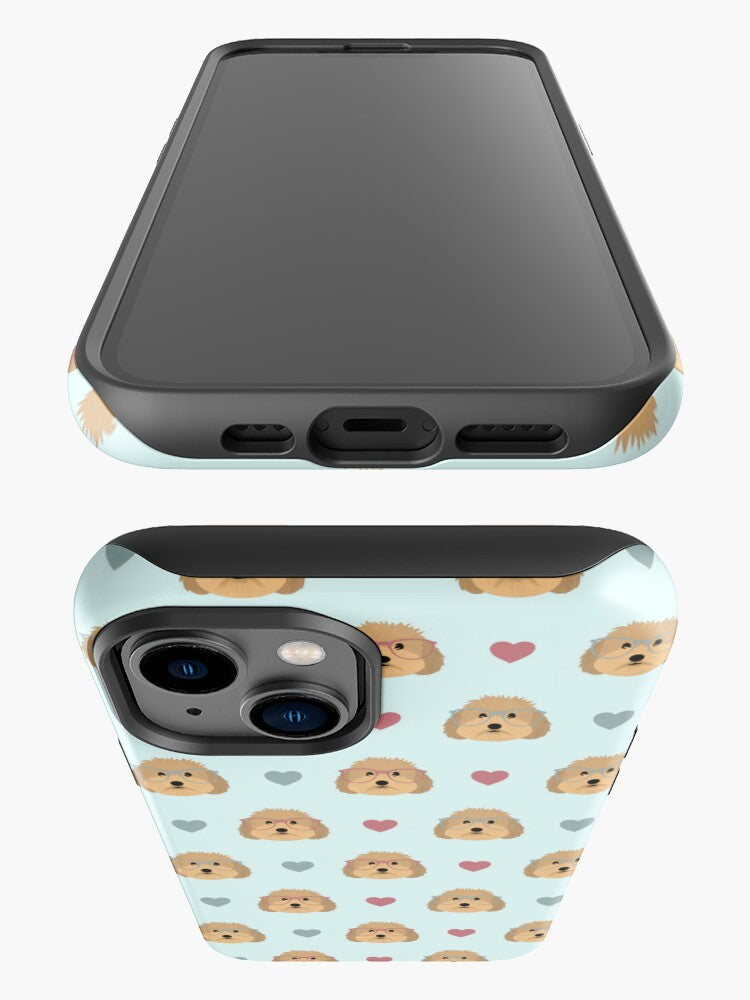 Cockapoos in Glasses iPhone Tough Case