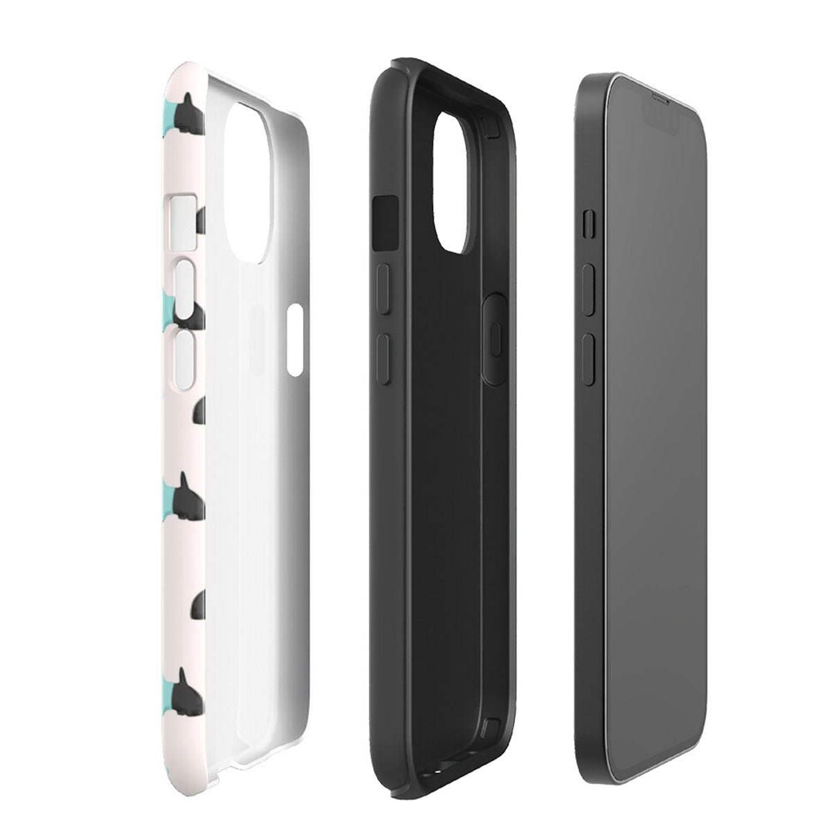 Scottish Terriers and Hearts iPhone Tough Case