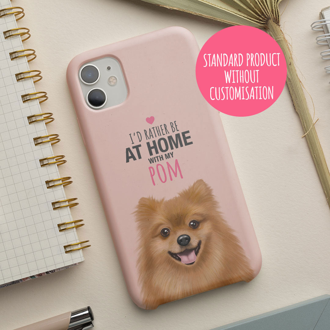 Home with my Pomeranian iPhone Tough Case
