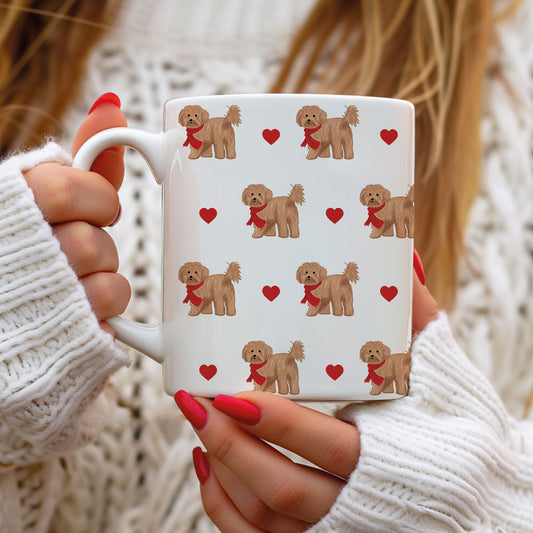 Cavapoo Cosy Pattern Mug