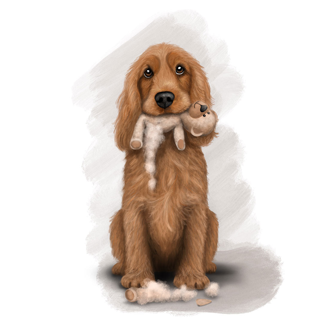 Personalised Cocker Spaniel - RIP Teddy