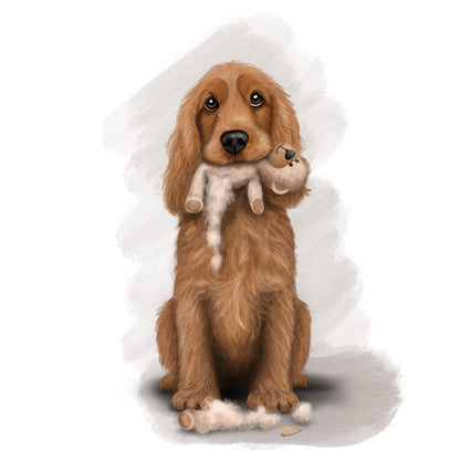 Personalised Cocker Spaniel - RIP Teddy