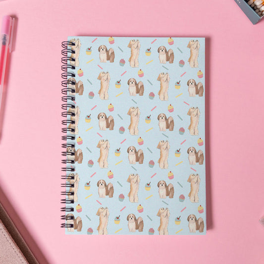 Lhasa Apso and Cupcakes Notebook