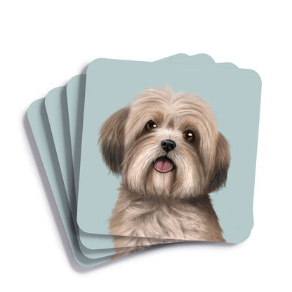 Lhasa Apso Drinks Coaster