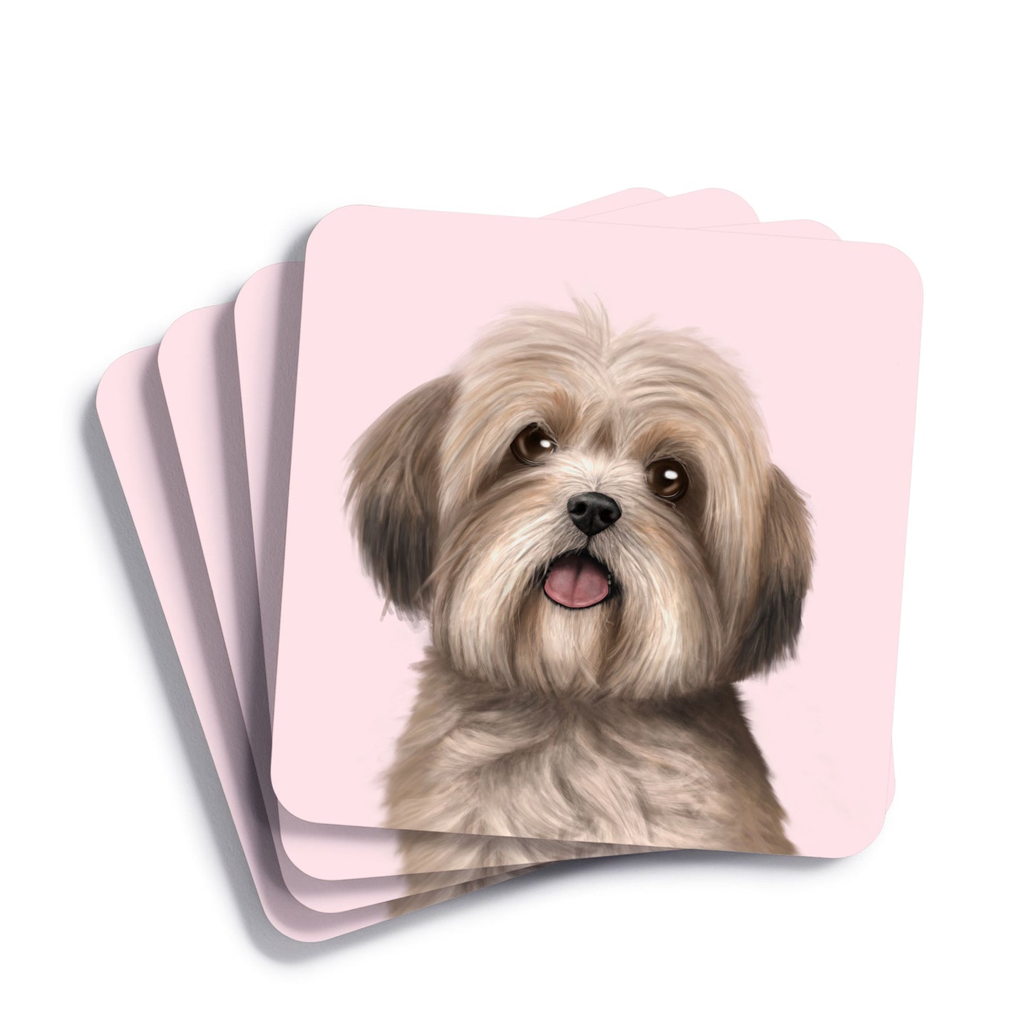 Lhasa Apso Drinks Coaster