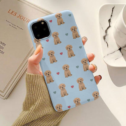 Maltipoos and Hearts iPhone Tough Case