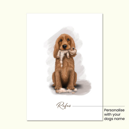 Personalised Cocker Spaniel - RIP Teddy