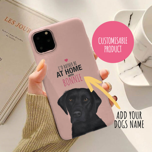 Home with my Black Labrador iPhone Tough Case