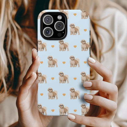 Shih Tzu and Hearts iPhone Tough Case