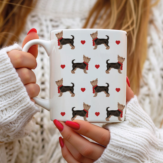 Yorkshire Terrier Cosy Pattern Mug