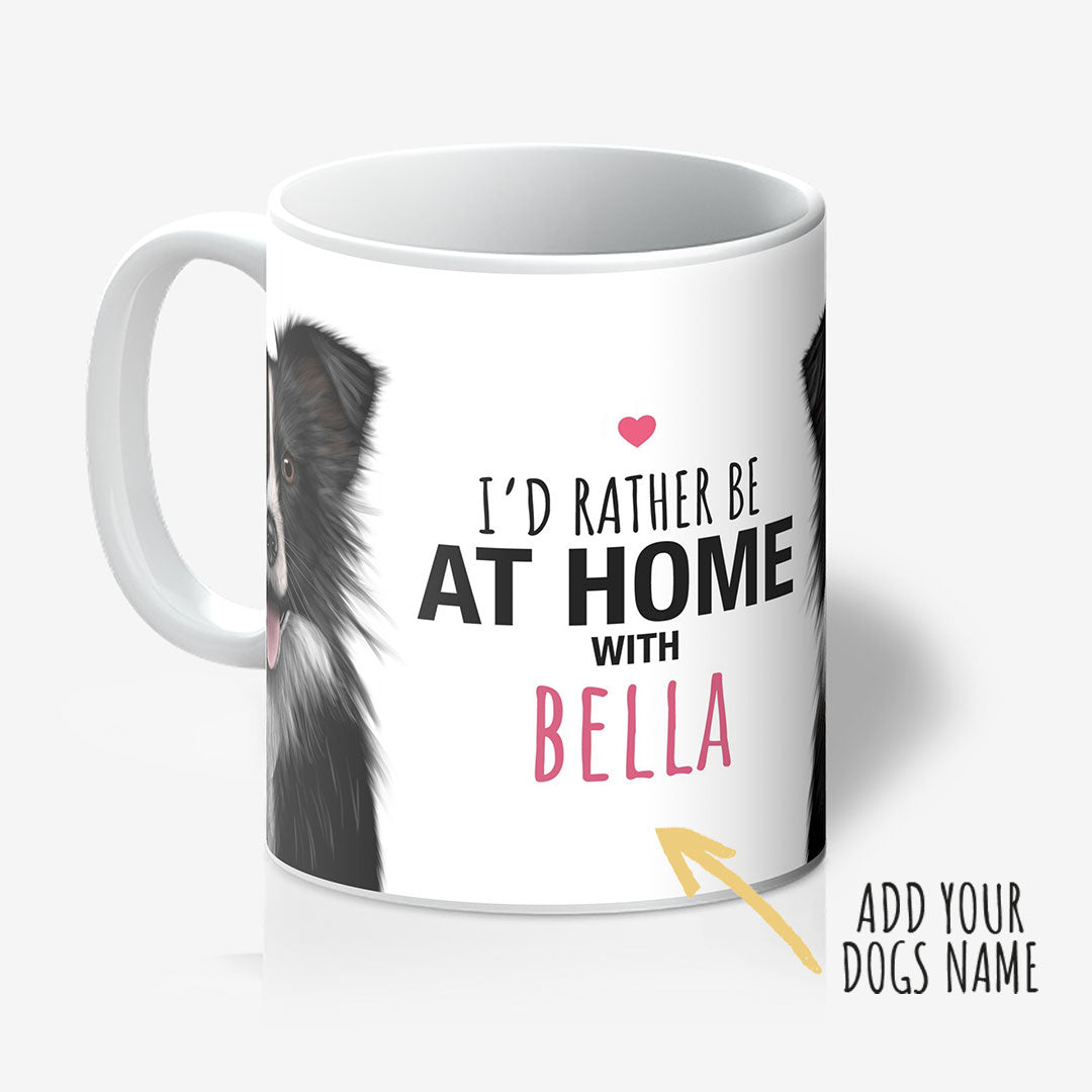 Personalised Border Collie Mug