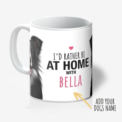 Personalised Border Collie Mug