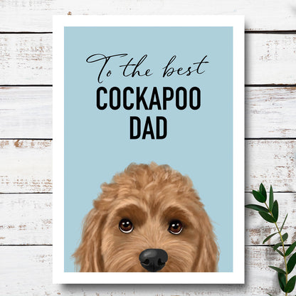 Cockapoo - Best Cockapoo Dad Card