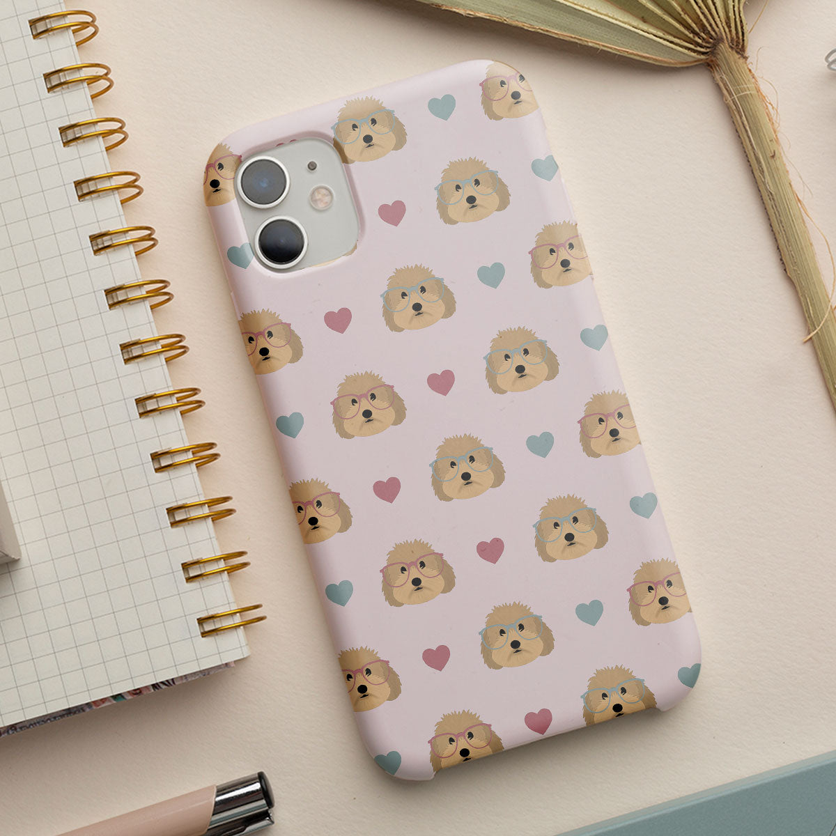 Cockapoos in Glasses iPhone Tough Case