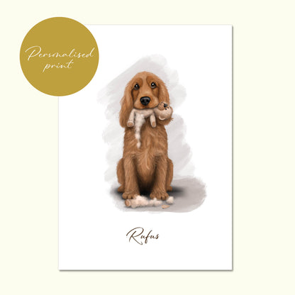 Personalised Cocker Spaniel - RIP Teddy