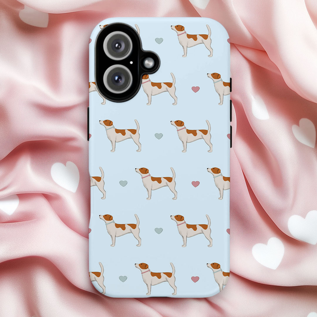 Jack Russells and Hearts iPhone Tough Case