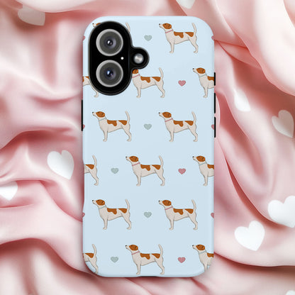 Jack Russells and Hearts iPhone Tough Case