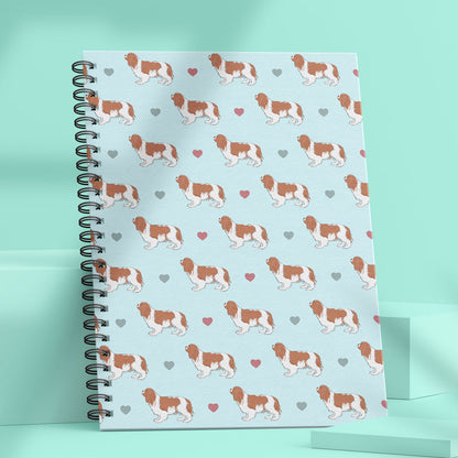 Cavalier King Charles Spaniel Patterned Notebook