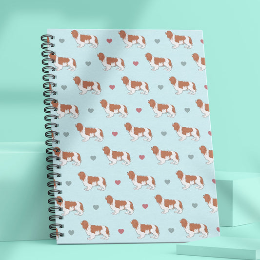 Cavalier King Charles Spaniel Patterned Notebook