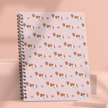 Cavalier King Charles Spaniel Patterned Notebook