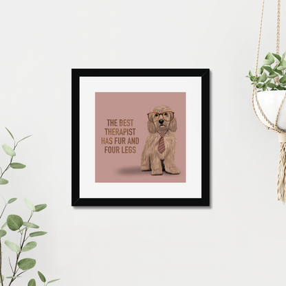 Cockapoo Therapist Framed Print