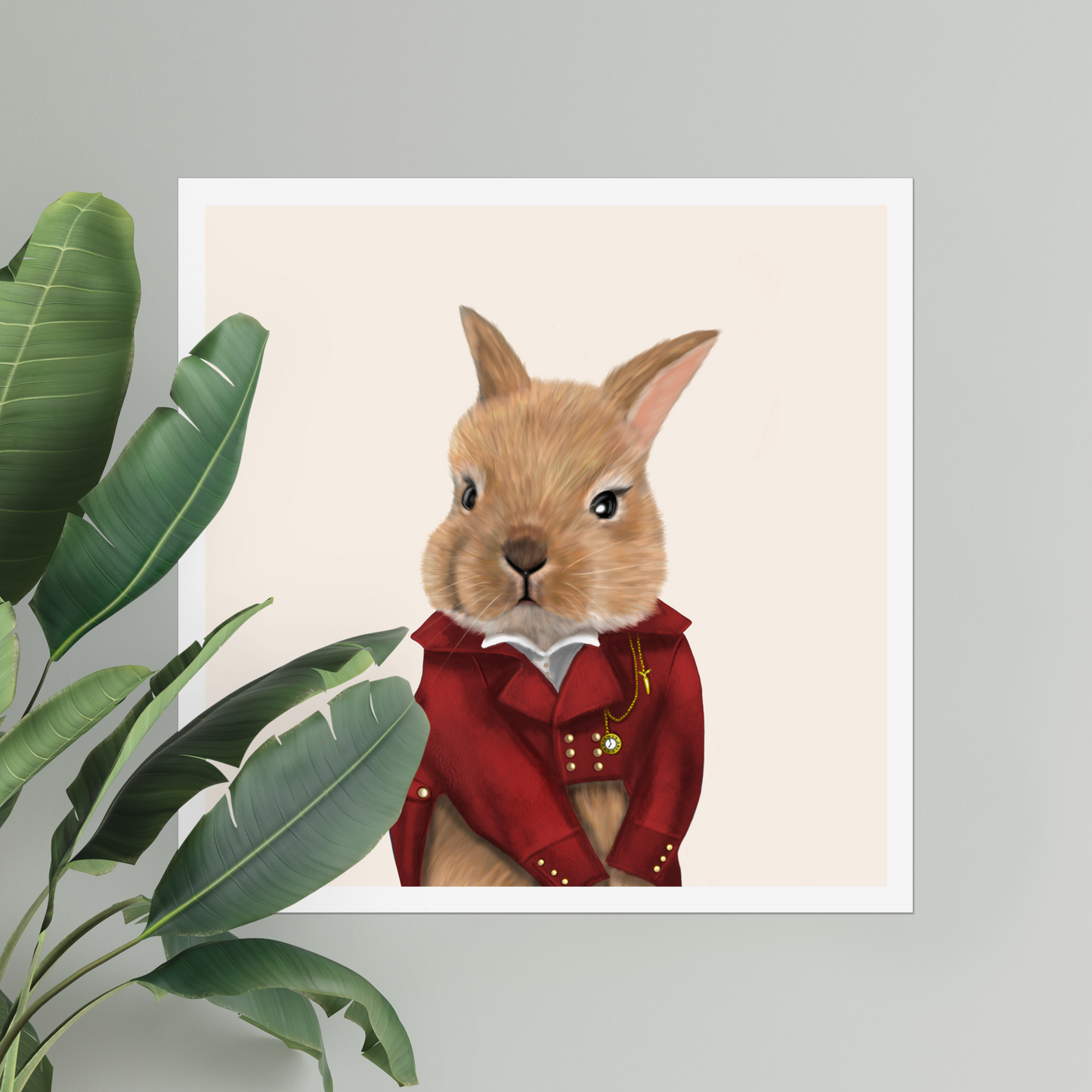 Victorian Dressed Rabbit Digital Download
