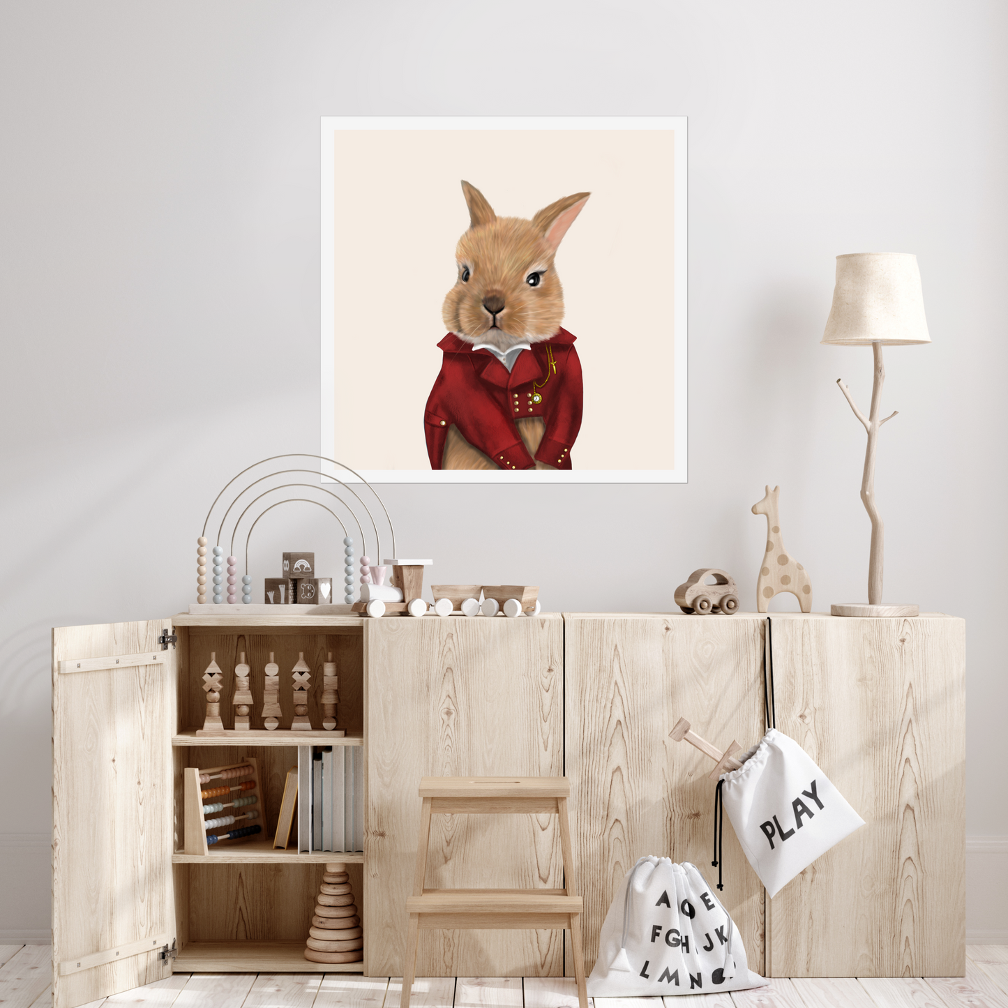 Victorian Dressed Rabbit Digital Download