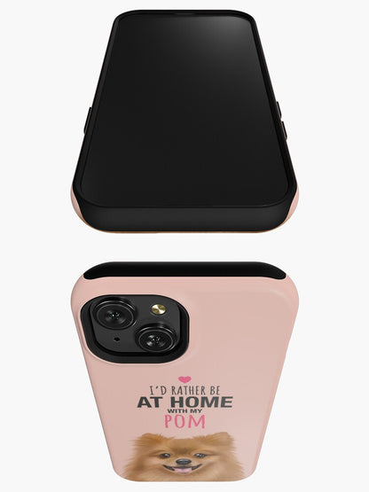 Home with my Pomeranian iPhone Tough Case
