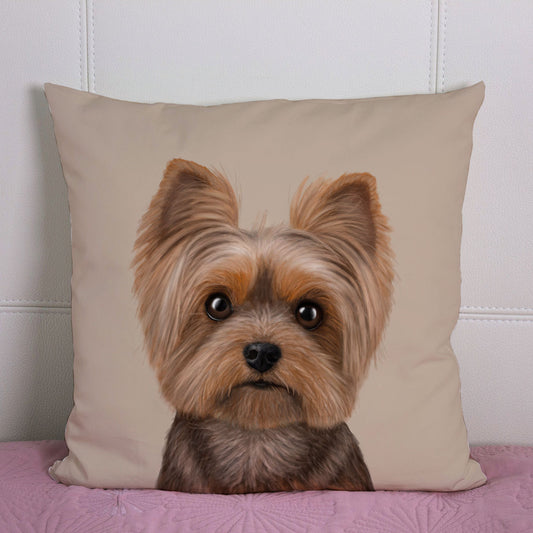 Yorkshire Terrier Portrait Cushion