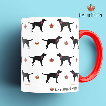 Black Labradors - Coronation Mug