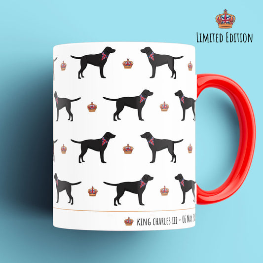 Black Labradors - Coronation Mug