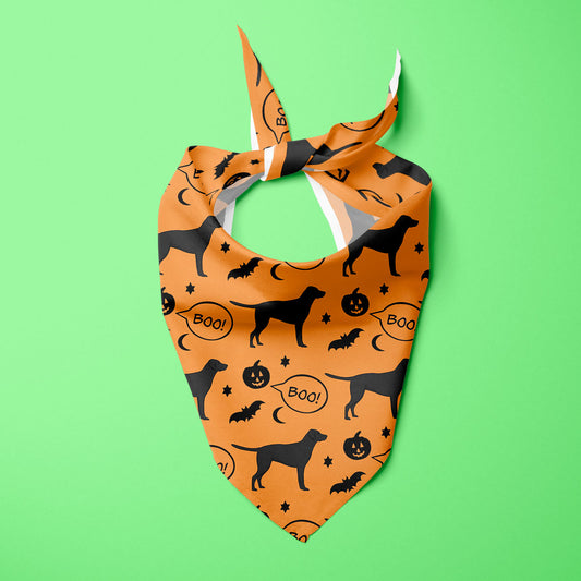 Black Labrador Halloween Edition Dog Bandana