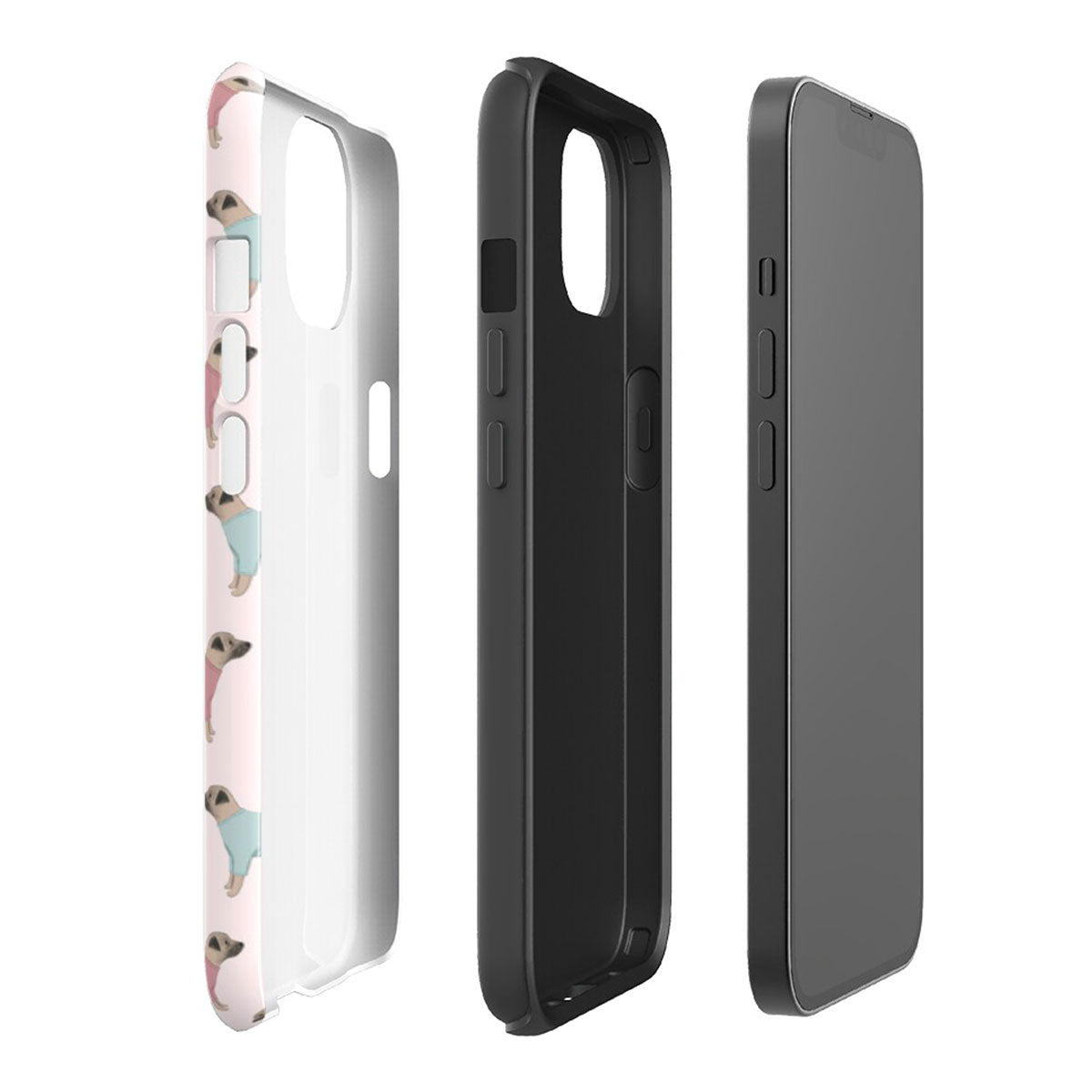 Border Terriers and Hearts iPhone Tough Case