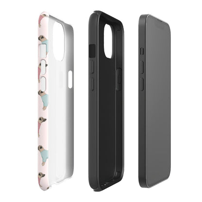 Border Terriers and Hearts iPhone Tough Case