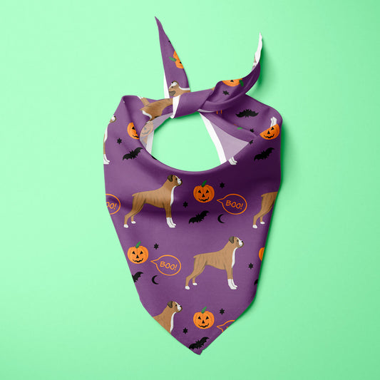 Boxer Dog Halloween Edition Dog Bandana
