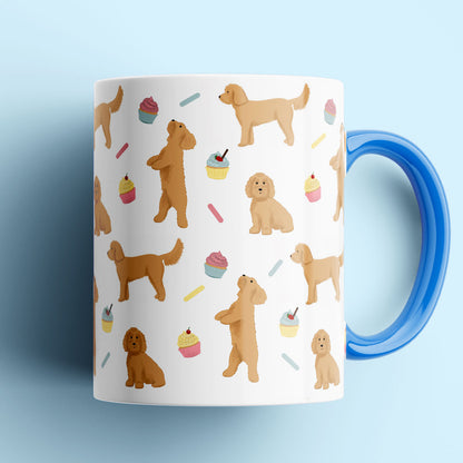 Cockapoos and Cupcakes Patterned Mug