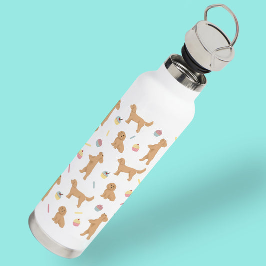 Cockapoos and Cupcakes Water Bottle
