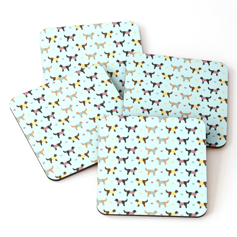 Cockapoos and Hearts Drinks Coaster
