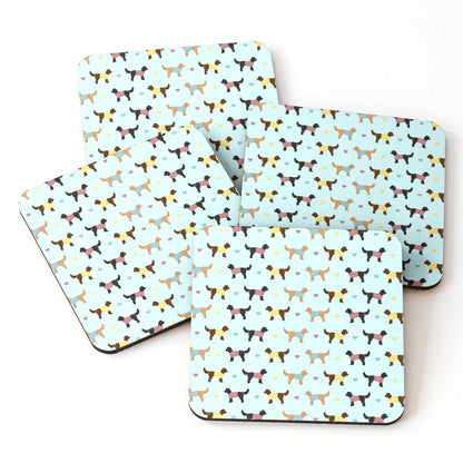 Cockapoos and Hearts Drinks Coaster