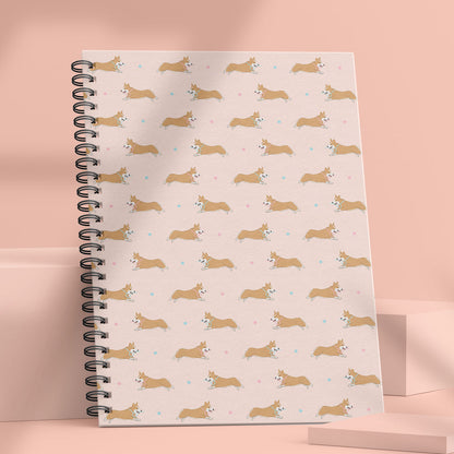 Corgi Patterned Notebook