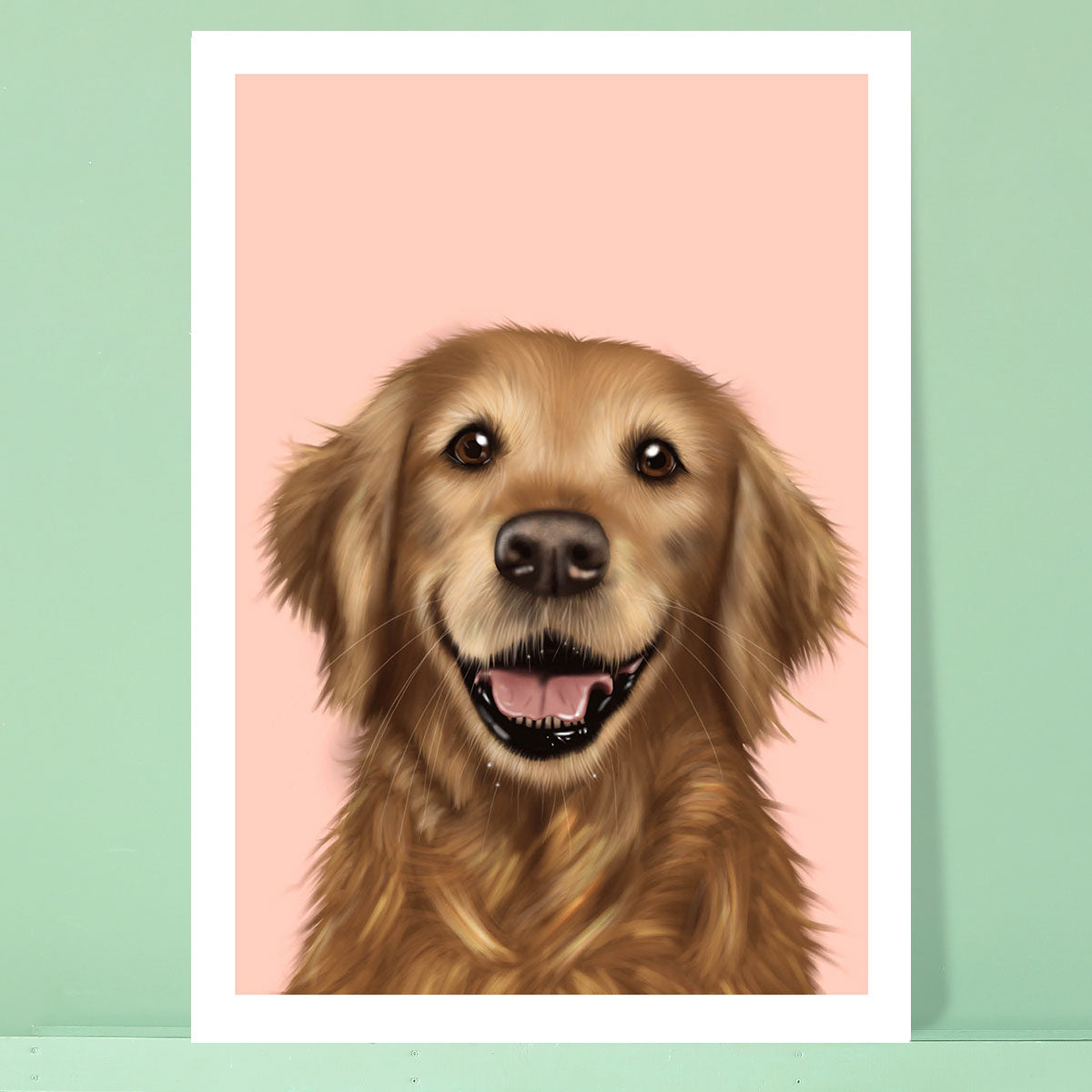 Golden Retriever Card