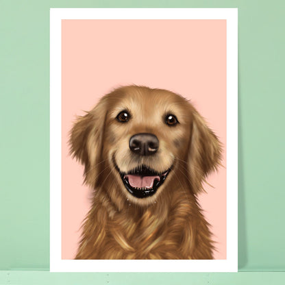 Golden Retriever Card