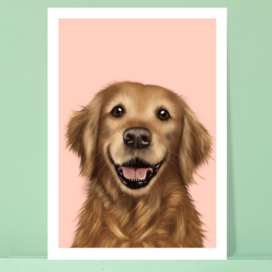 Golden Retriever Card