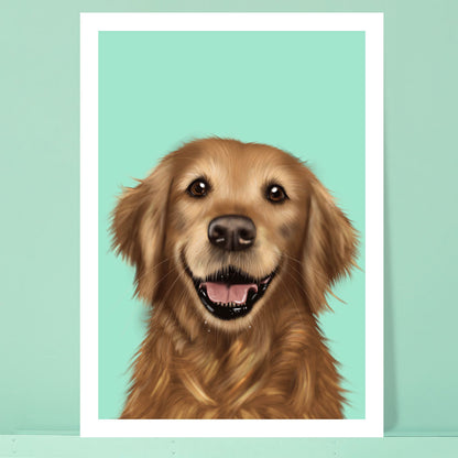 Golden Retriever Card