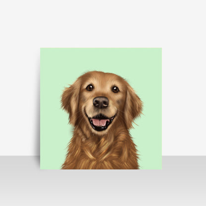 Golden Retriever Art Board