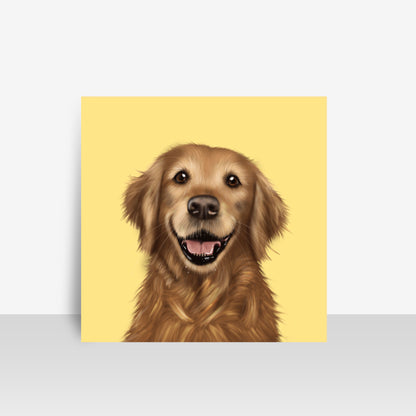 Golden Retriever Art Board
