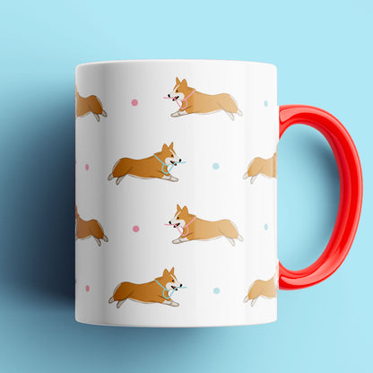 Corgi Patterned Mug