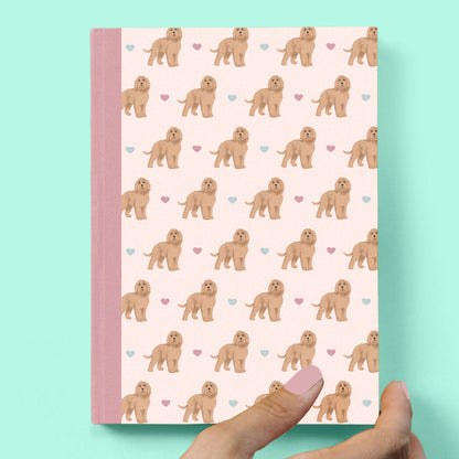 Labradoodles and Hearts Hardcover Journal