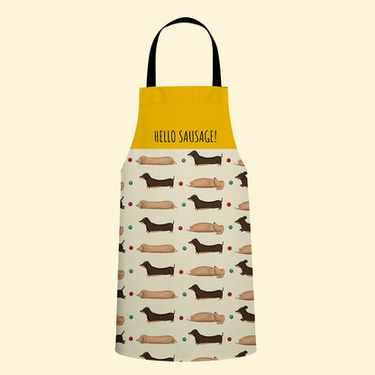 Cute and bright Dachshund pattern.