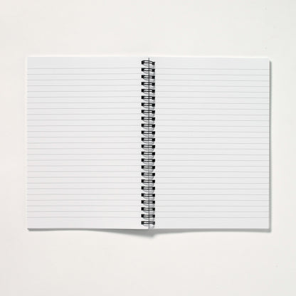 Miniature Schnauzer and Hearts Notebook